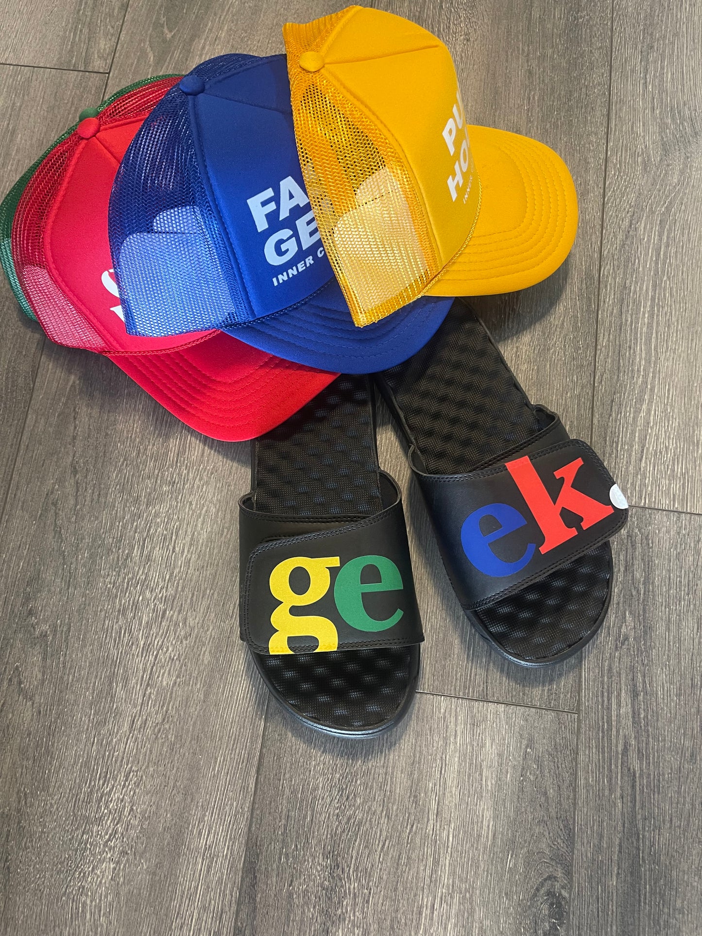 Fashion Geek Slides Multicolor