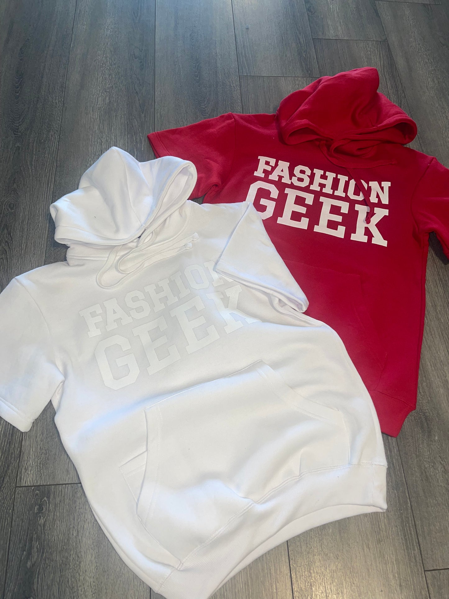 Short sleeve hoodie