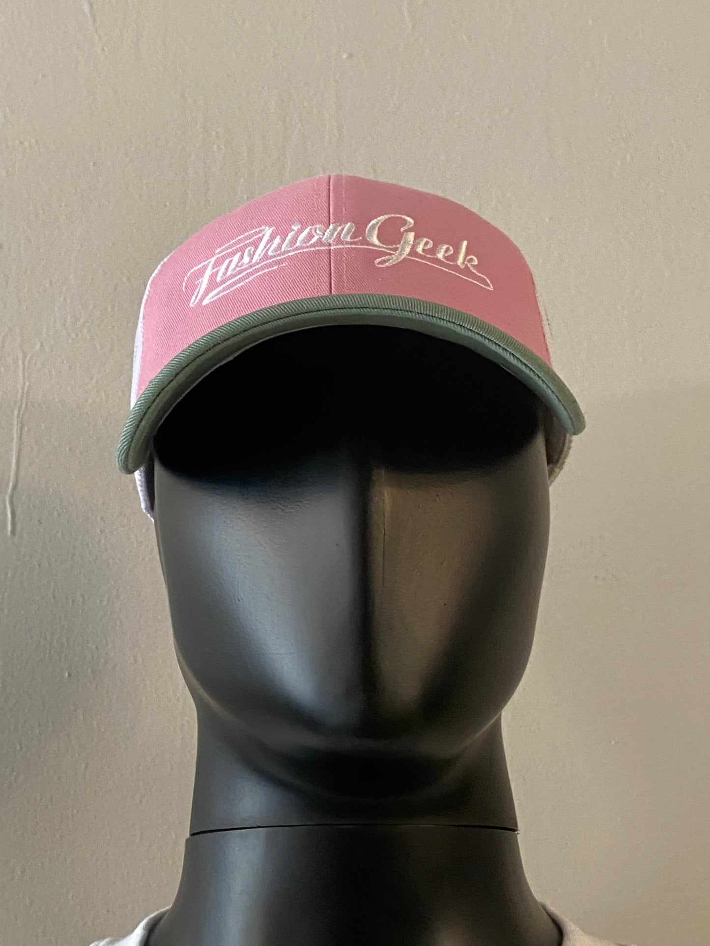 Fashion Geek Script baseball caps