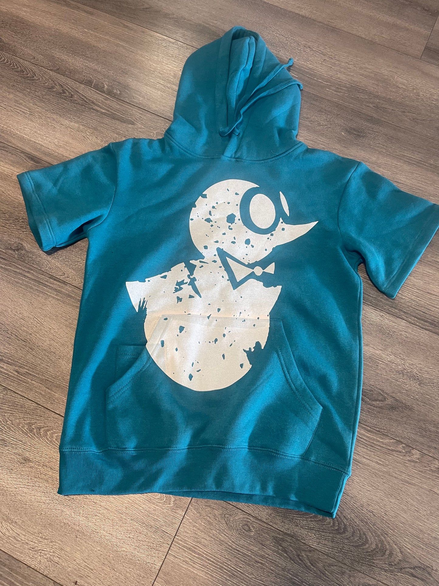jumbo duck sleeveless hoodie