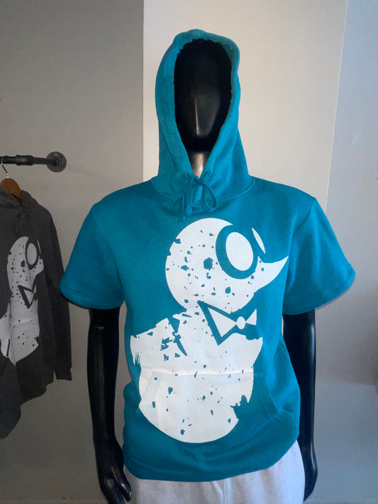 jumbo duck sleeveless hoodie