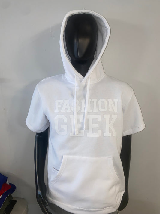 Short sleeve hoodie