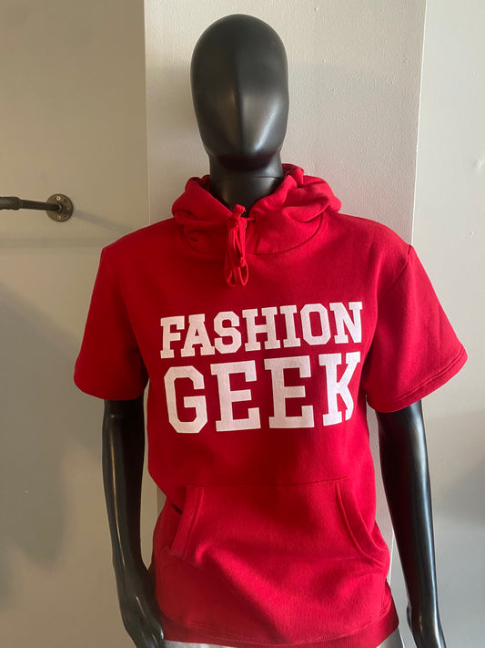 Short sleeve hoodie